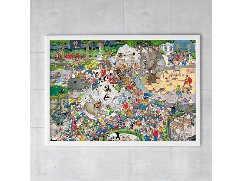 Poster 50x70 cm,The Zoo, Van Haasteren