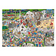 Cartel  50x70 cm,  El zoológico, Jan van Haasteren