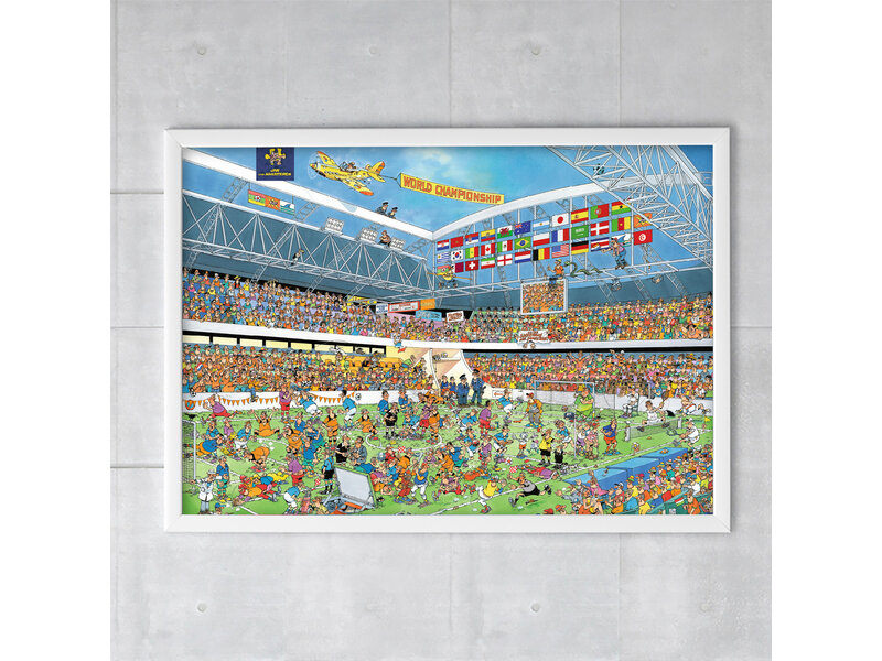Affiche 50x70 cm, Football Crazy!, Van Haasteren