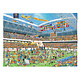 Cartel  50x70 cm,  Football Crazy!, Jan van Haasteren