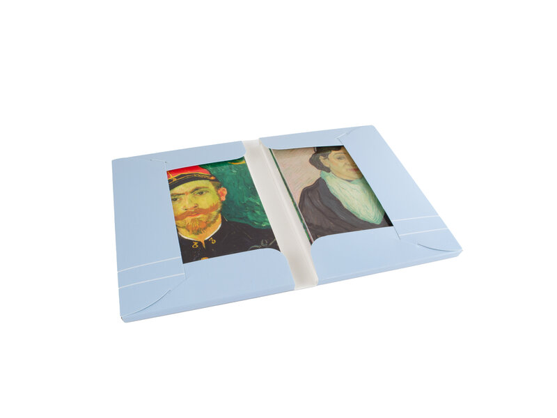 Kartenmappe, 2x5 Doppelkarten,  Van Gogh, Portraits