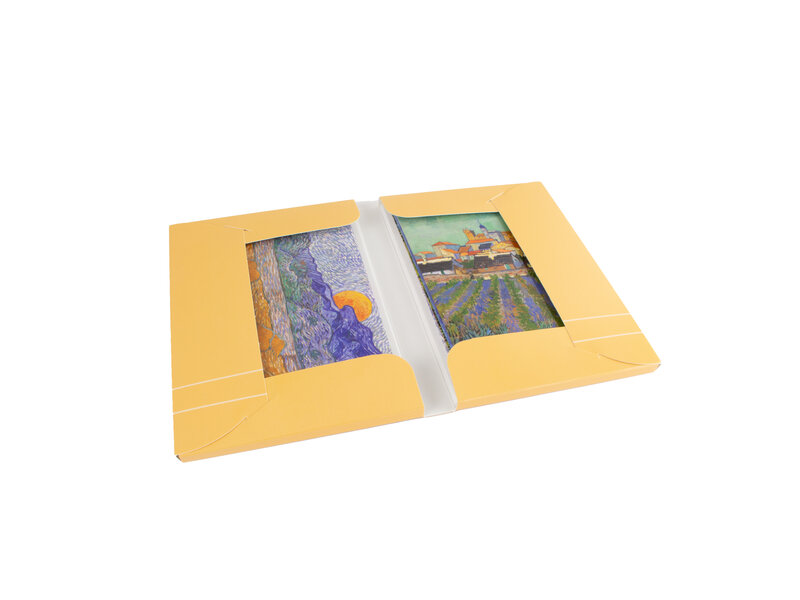 Porte-cartes, 2x5 cartes doubles,  Van Gogh, Landscape