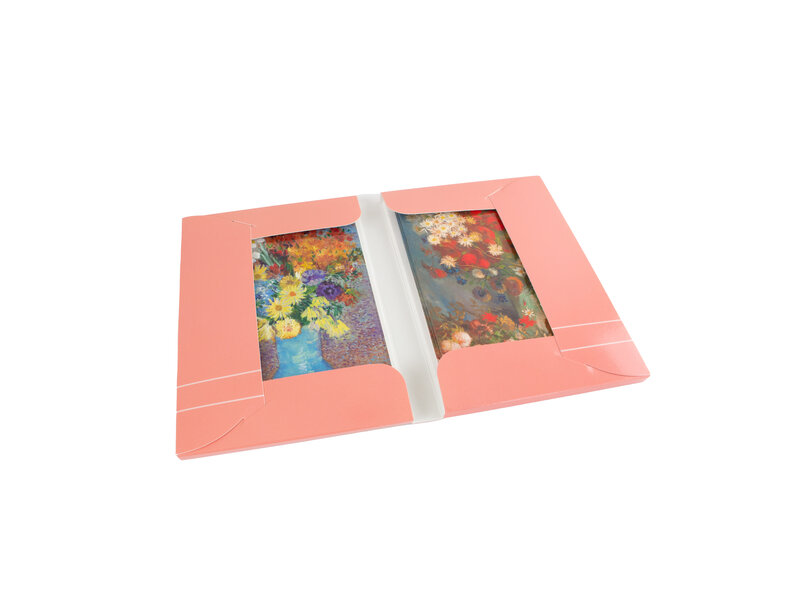 Kaartenmapje ,2x5 dubbele kaarten,  Vincent van Gogh, Bloemen