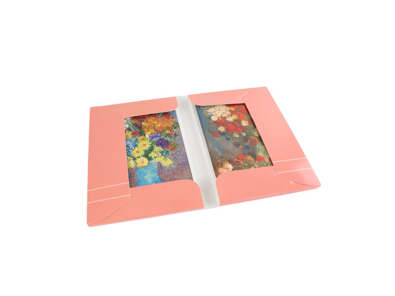 Porte-cartes, 2x5 cartes doubles,  Van Gogh, Fleurs