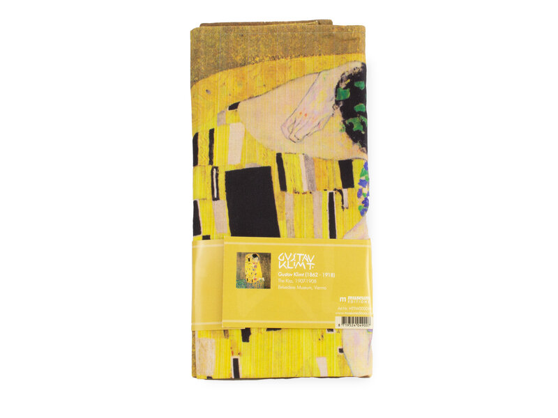 Paño de cocina,  Gustav Klimt, el beso