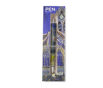 Ballpen in box , Vincent van Gogh, Church in Auvers