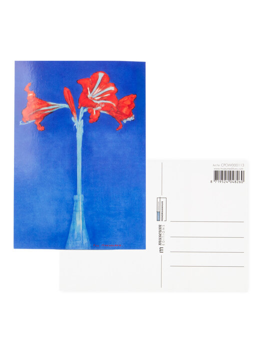 Ansichtkaart, Piet Mondriaan, Amaryllis