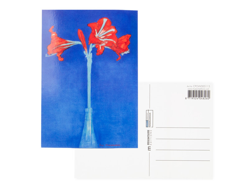 Ansichtkaart, Piet Mondriaan, Amaryllis