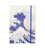 Cuaderno de tapa blanda,A5,La gran ola de Kanagawa, Hokusai