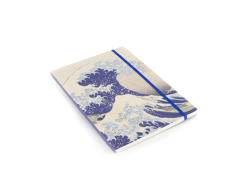 Carnet à couverture souple, A5,La Grande Vague au large de Kanagawa, Hokusai