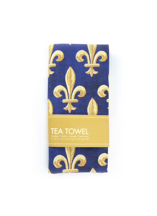 Tea Towel, Fleur de Lys