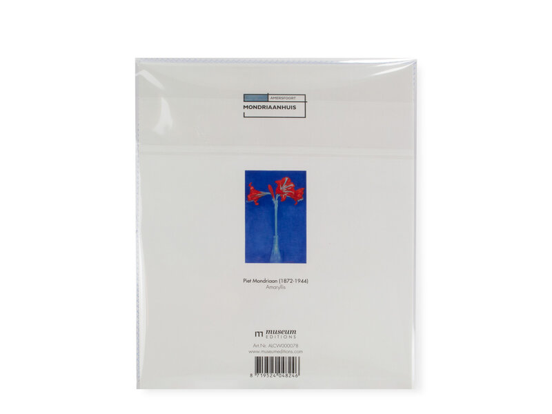 Lens cloth, 15x18 cm, Piet Mondriaan, Amaryllis