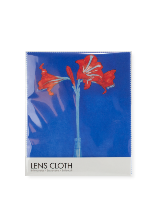 Lens cloth, 15x18 cm,Piet Mondriaan, Amaryllis