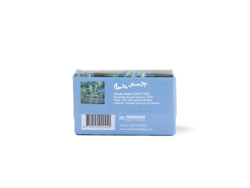 Soap, single bar, Claude Monet, Japanese bridge