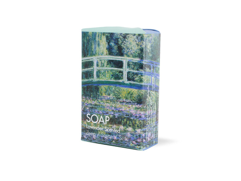 Soap, single bar, Claude Monet, Japanese bridge