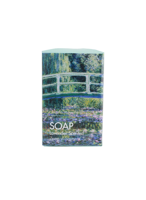 Soap, single bar, Claude Monet, Japanese bridge