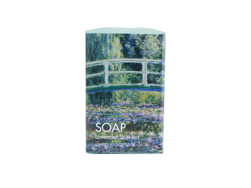 Soap, single bar, Claude Monet, Japanese bridge