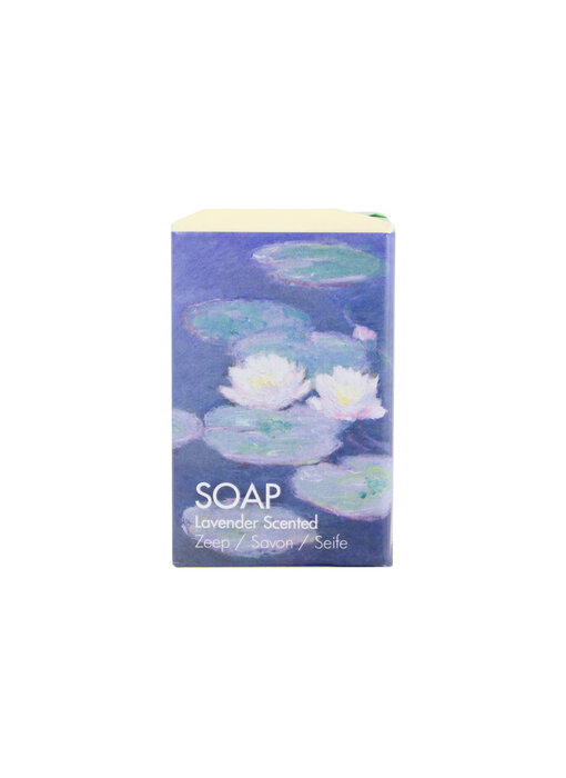 Soap, single bar, Claude Monet, Monet, Water Lilies evening