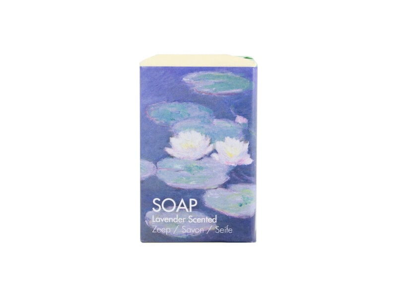 Soap, single bar, Claude Monet, Monet, Water Lilies evening