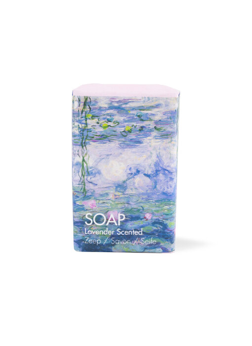 Soap, single bar, Claude Monet, Water lilies
