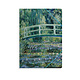 Porte-documents avec bande élastique, Monet, pont japonais
