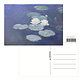 Ansichtkaart, Claude Monet, Waterlelies  in avondlicht