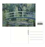 Postkarte, Claude Monet,  japanische Brücke