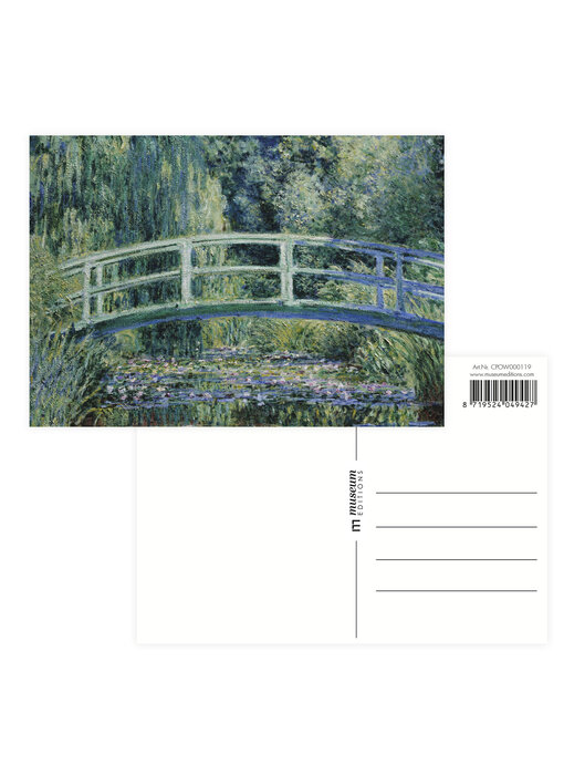 Postcard  , Claude Monet,  Japanese bridge