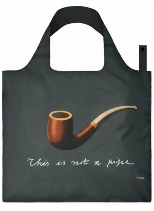 Opvouwbare shopper, Magritte, Dit is geen pijp