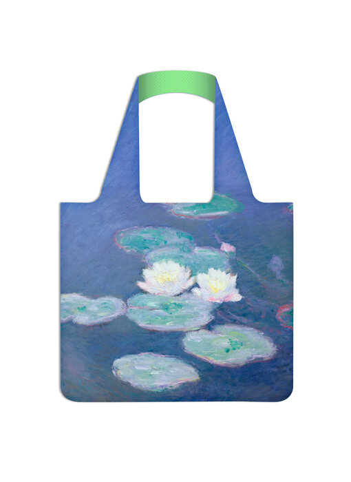 Shopper foldable LF, Claude Monet,  Water Lilies by evening light