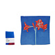 Foulard en mousseline de soie 100 %, Piet Mondriaan, Amaryllis