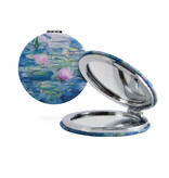 Klappbarer Taschenspiegel microfiber, Claude Monet, Seerosen