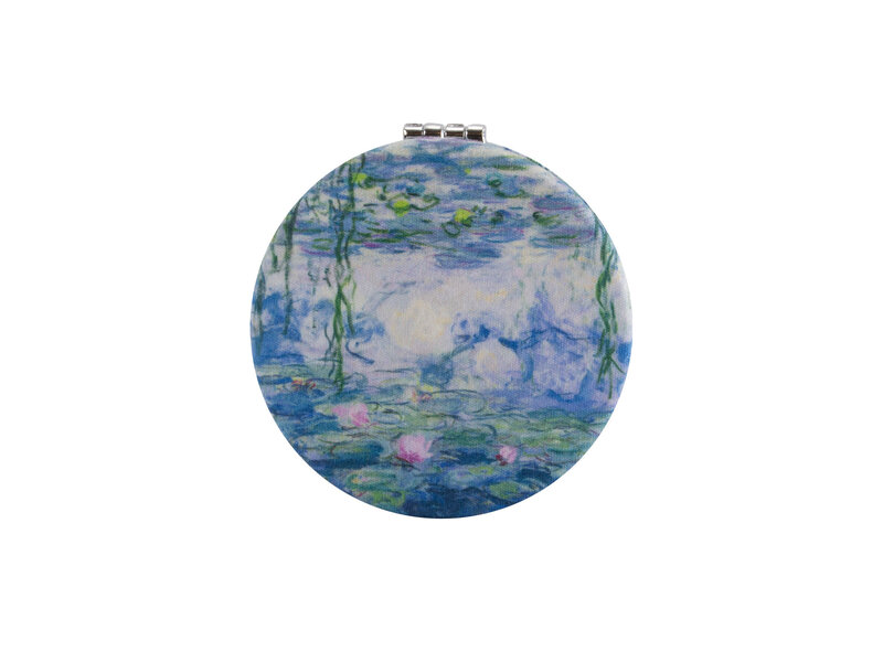 Miroir de poche pliant microfiber,Claude Monet, Nympheas