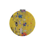 Espejo de bolsillo plegable microfiber,  Gustav Klimt, el beso