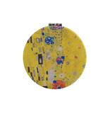 Klappbarer Taschenspiegel microfiber, Gustav Klimt,  Der Kuss