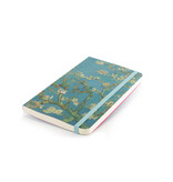Cuaderno de tapa blanda, flor de almendro, Van Gogh