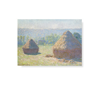 Affiche 50x70,  Claude Monet, meules de foin