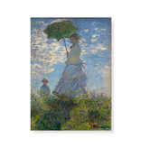 Cartel 50x70, Claude Monet,  Mujer con sombrilla