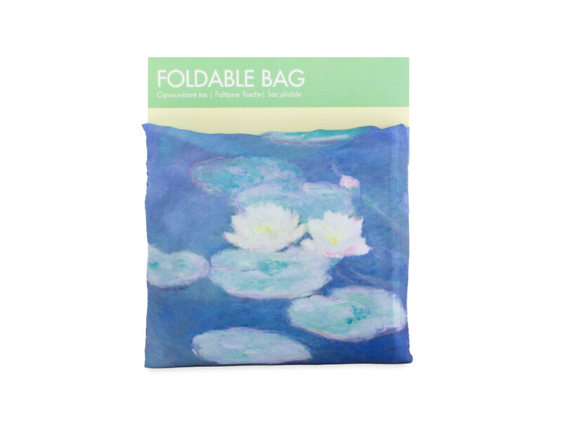 Shopper foldable LF,Claude Monet,  Waterlilies by evening light