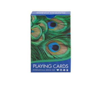 Playing cards,  Peacock feathers