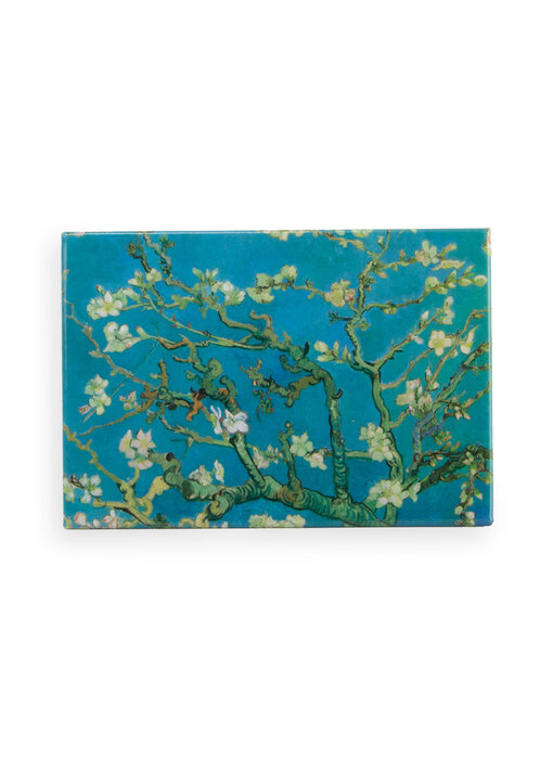 Imán de nevera, flor de almendro, Van Gogh