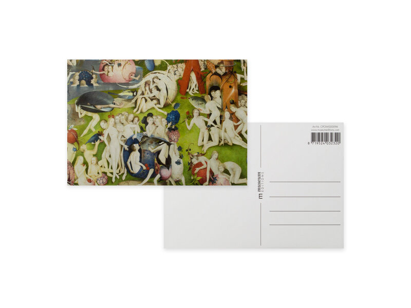 Postkarte, 10x15 cm,  Jheronimus Bosch, Garten der irdischen Freuden 5