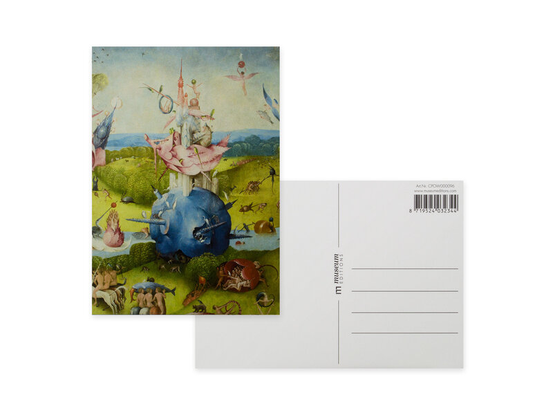 Postal, 10x15 cm, Jheronimus Bosch, Jardín de las delicias 7
