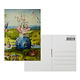 Postcard, 10x15 cm,  Jheronimus Bosch, Garden of Earthly Delights 7