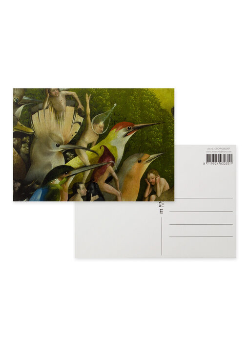 Postal, 10x15 cm, Jheronimus Bosch, Jardín de las delicias 8