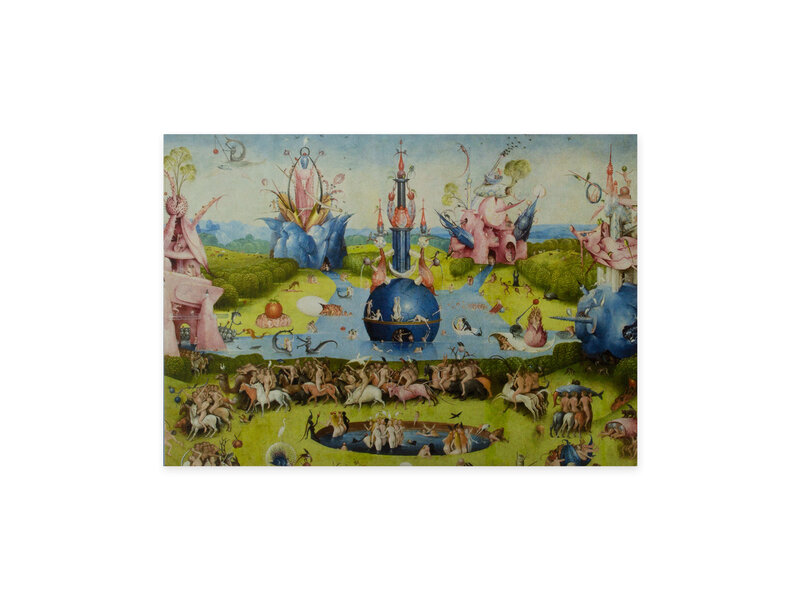 Postal, 10x15 cm, Jheronimus Bosch, Jardín de las delicias 1