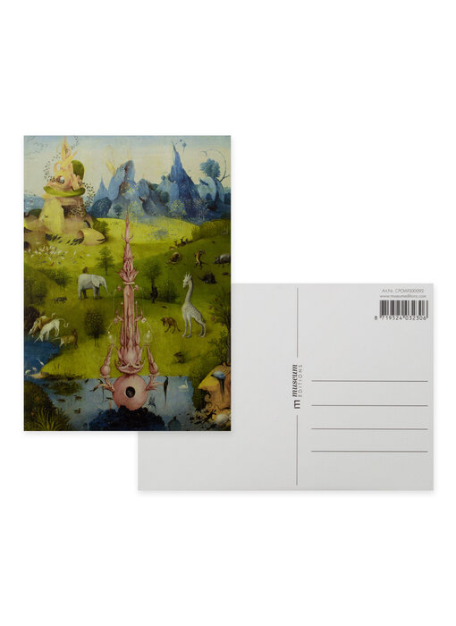 Postal, 10x15 cm, Jheronimus Bosch, Jardín de las delicias 3