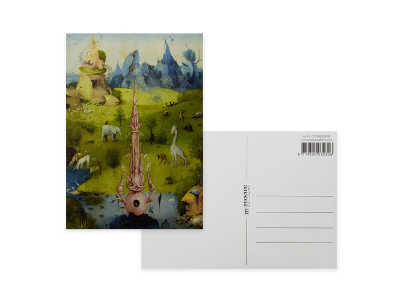 Postcard, 10x15 cm,  Jheronimus Bosch, Garden of Earthly Delights 3