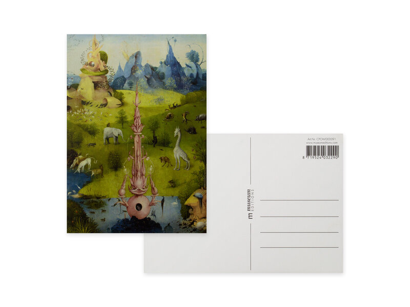 Carte postale, 10x15 cm, Jheronimus Bosch, jardin des délices terrestres 2