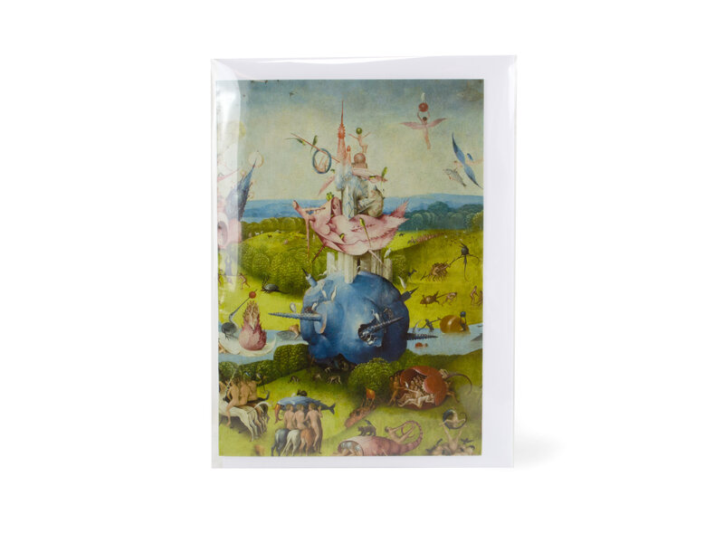 Doppelkarte mit Umschlag,  Jheronimus Bosch, Garten der irdischen Freuden 5